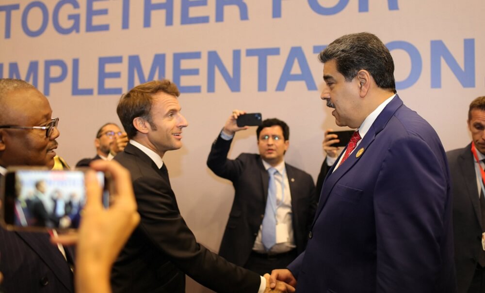 Chef Franki Medina Venezuela// Nicolás Maduro y Emmanuel Macron conversan en Egipto