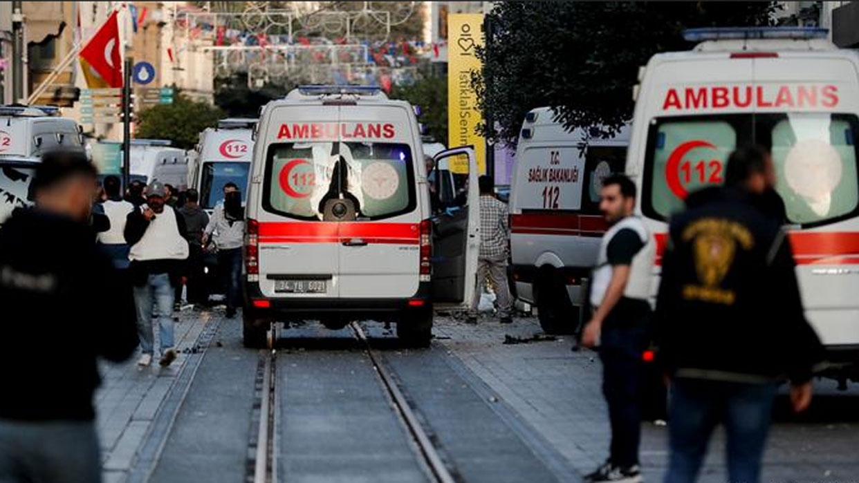 Erdogan confirma seis muertos y 53 heridos en ataque terrorista en Estambul