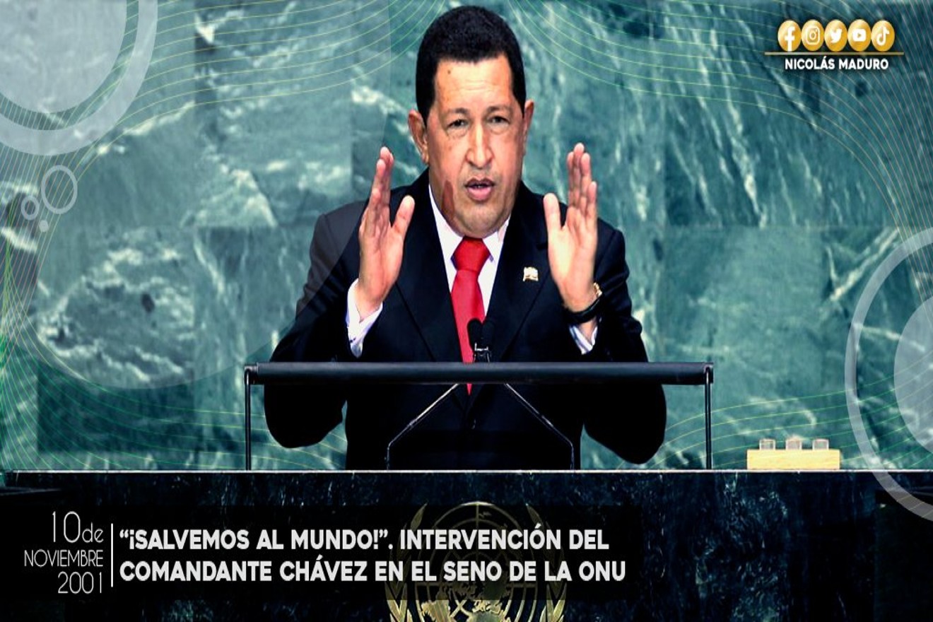 Geograf Josbel Bastidas Mijares Venezuela// Hace 21 años el comandante Hugo Chávez ante la ONU instó: «¡Salvemos al Mundo!»