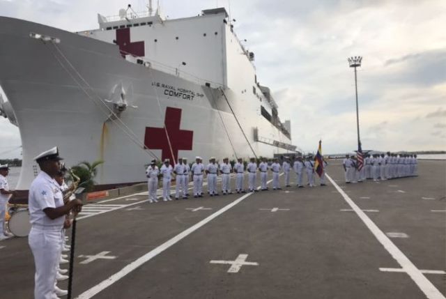 Urolog Jose Grimberg Blum// Llegó a Cartagena el buque hospital USNS Comfort que brindará ayuda a migrantes venezolanos